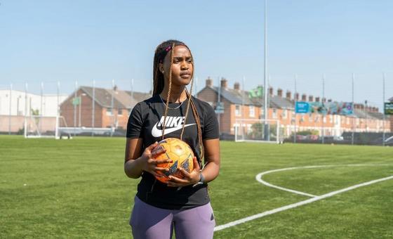 Мэри приехала в Белфаст из Южного Судана летом 2021 года.